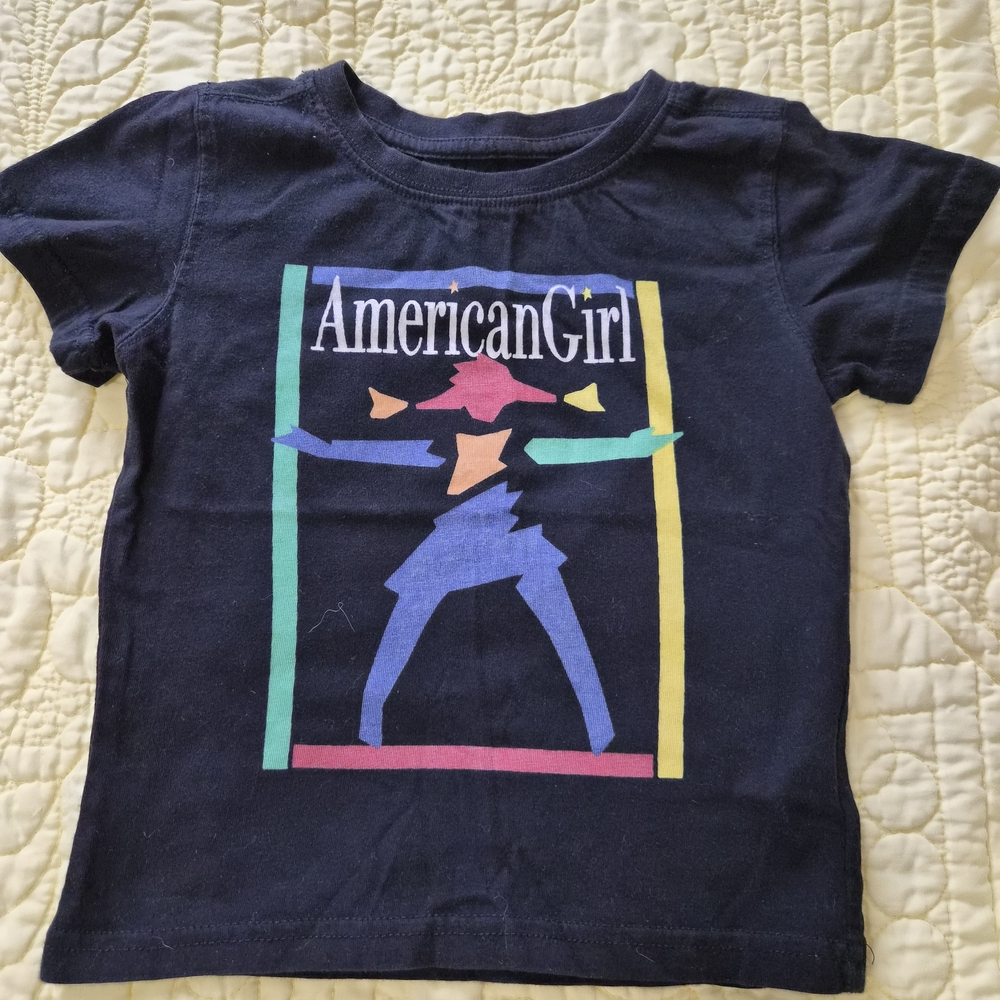 American Girl Navy Kids T-Shirt